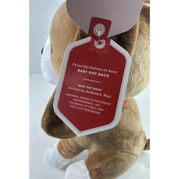 Hallmark Singing Puppy Dog I Like Big Hugs 2 Baby Got Back Plush 12" Musical NEW - Picture 6 of 11